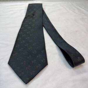 Rare In-N-Out Burger Neck Tie Palm Tree Logo Black Novelty Promo Fast Food